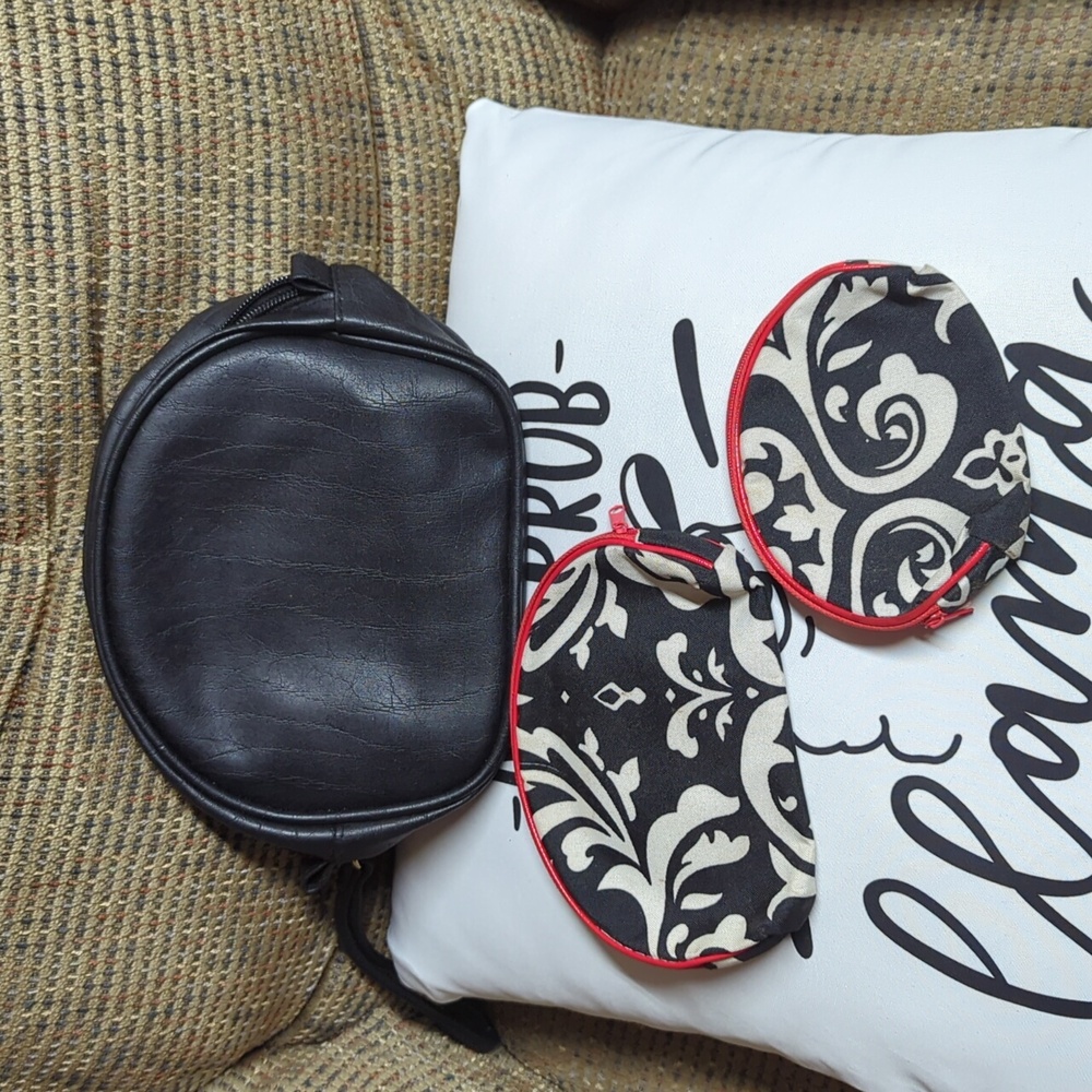 Black make up clutch